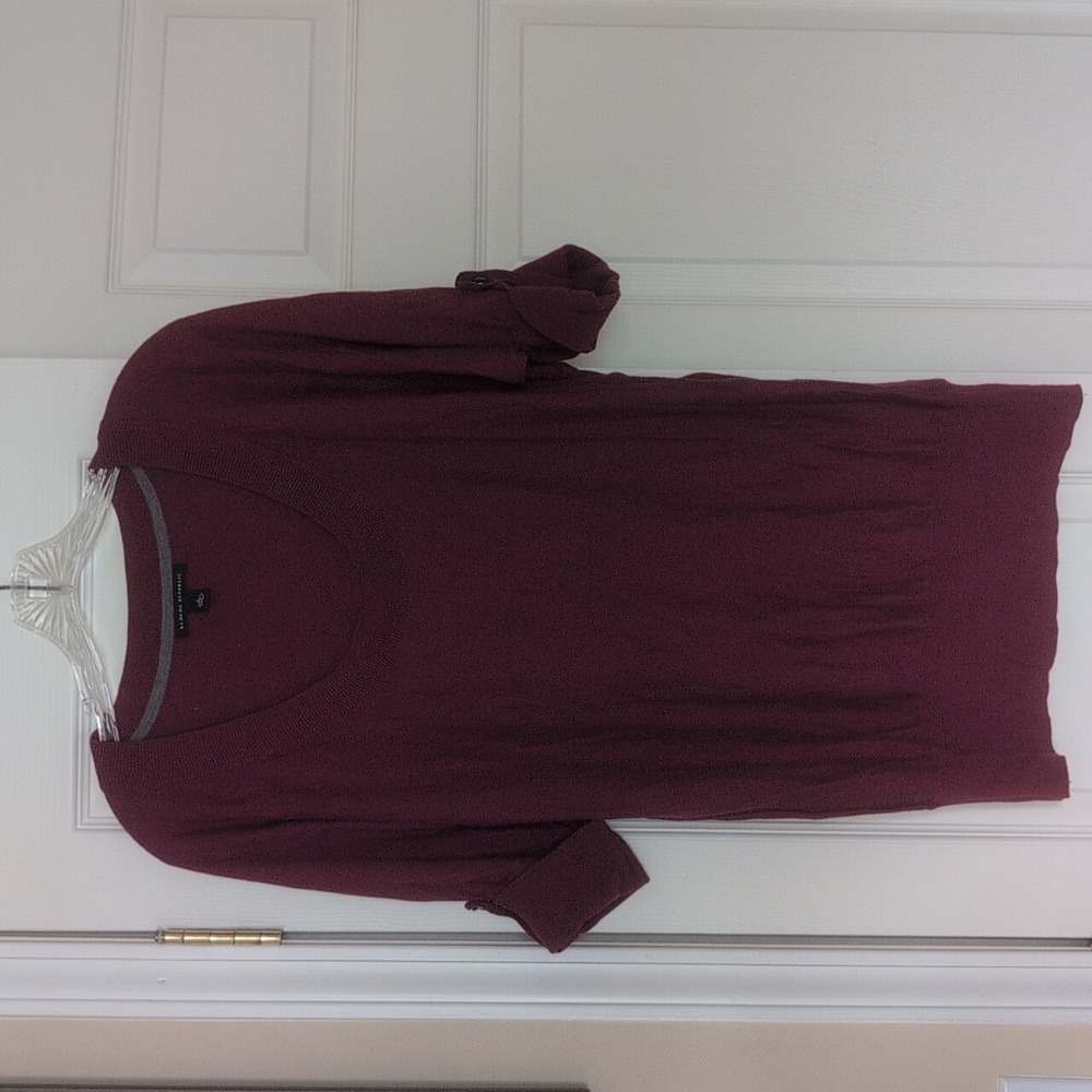 Banana Republic Maroon Knit Top